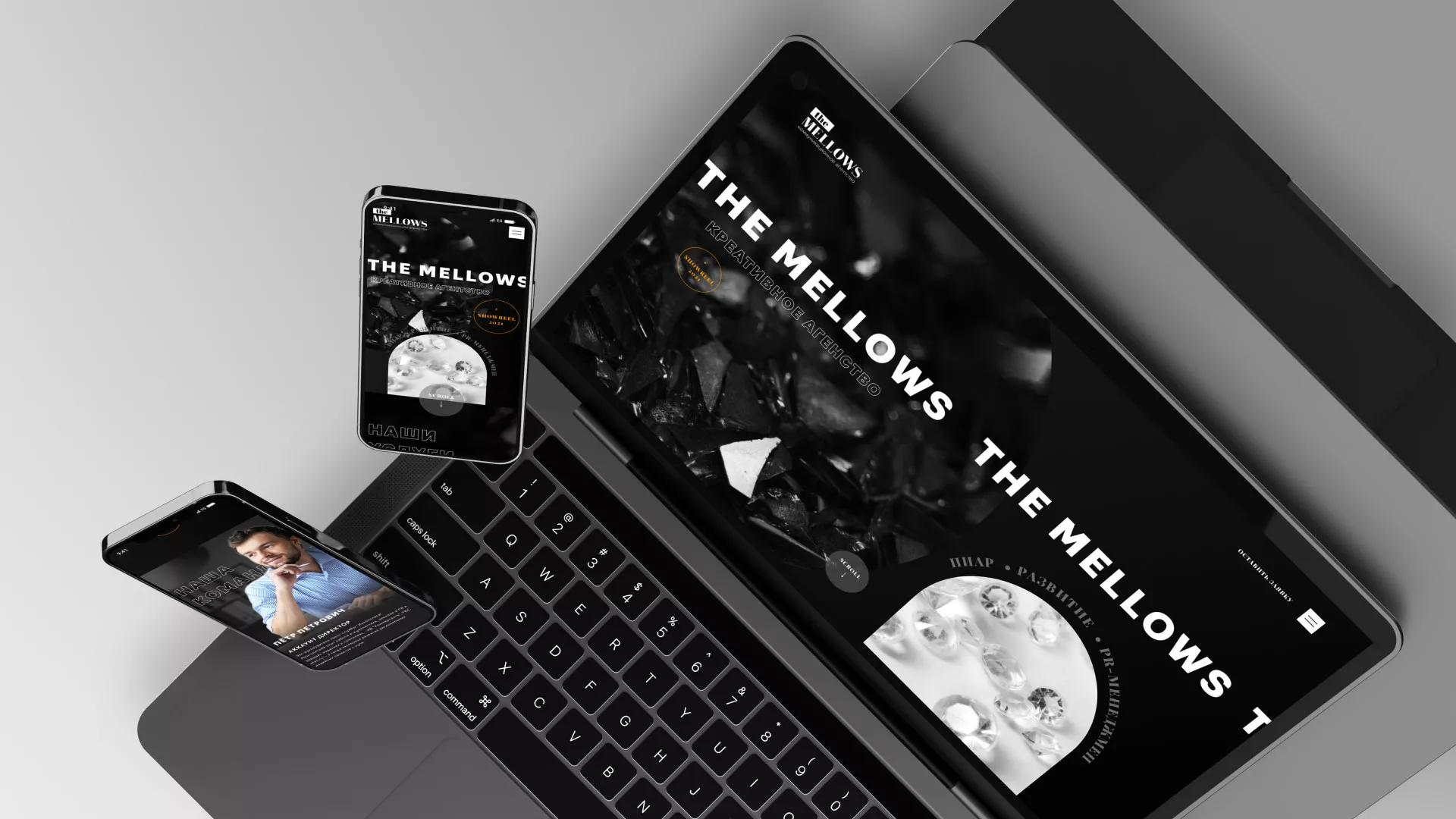Разработка сайта креативного агентства «The Mellows» в Нововоронеже