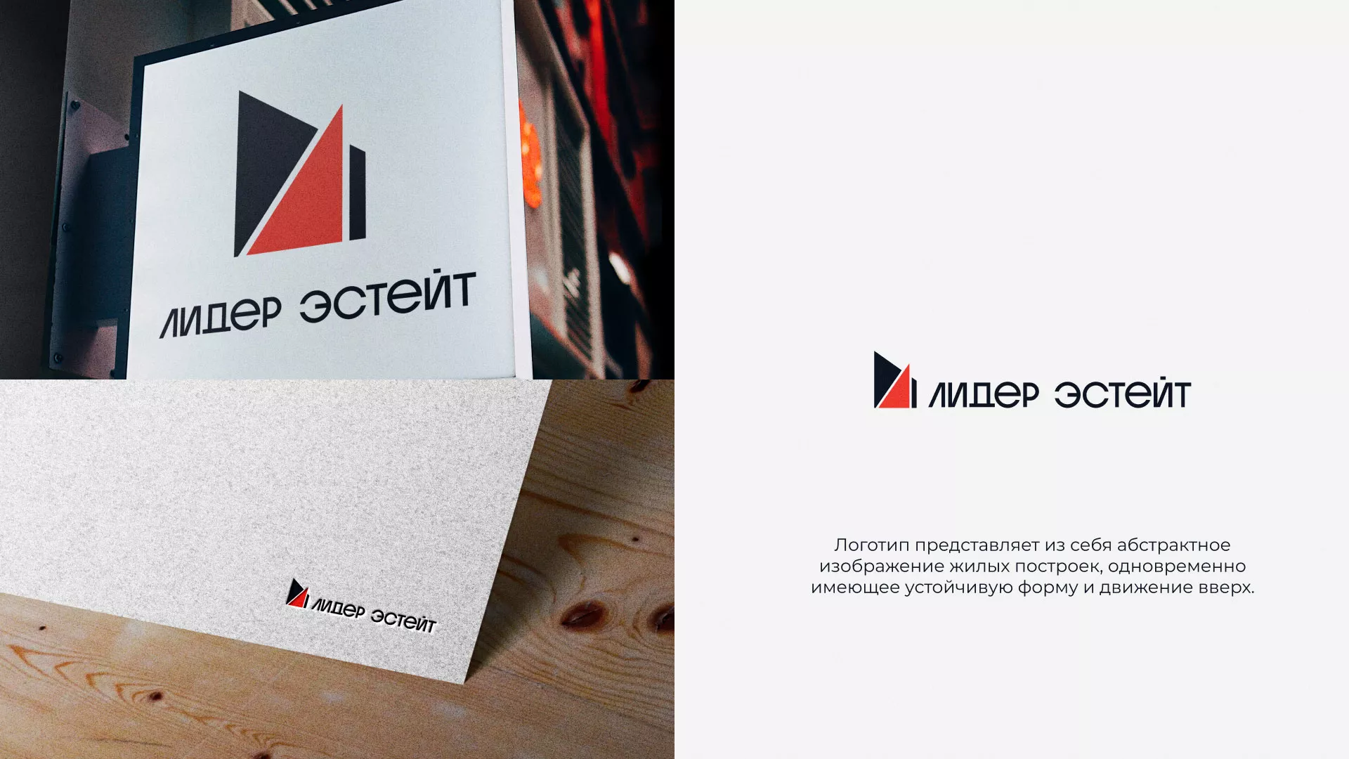 Сделали логотип для агентства недвижимости «Лидер Эстейт» в Нововоронеже