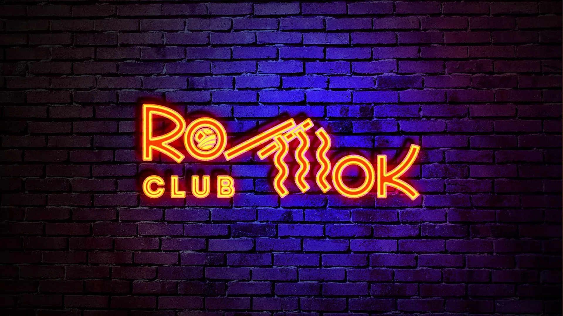 Разработка интерьерной вывески суши-бара «Roll Wok Club» в Нововоронеже